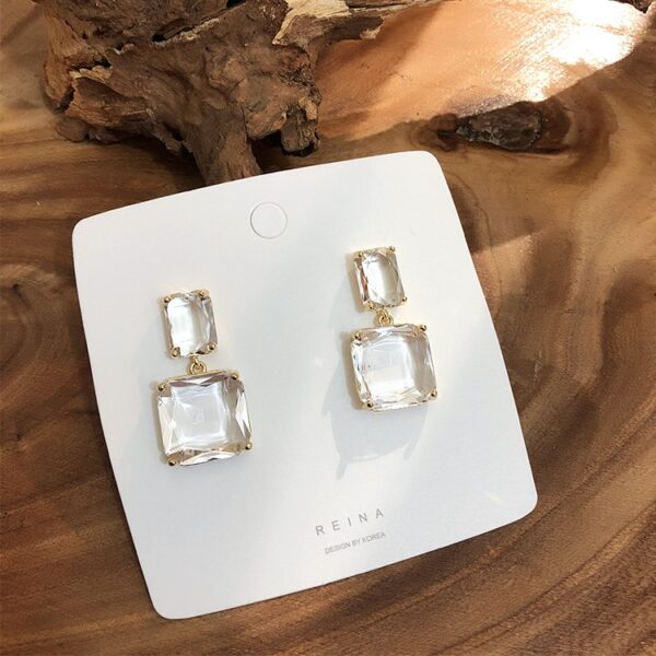 Women's Elegant Transparent Earrings - Image 6