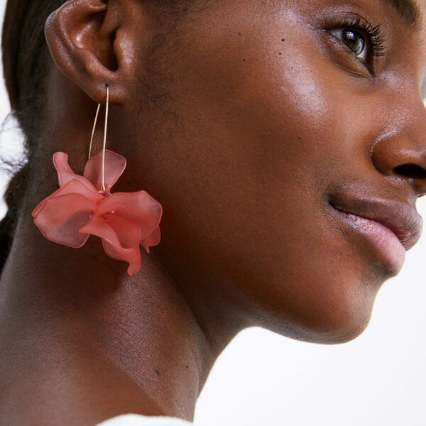 Women's Multicolored Plant Shape Earrings