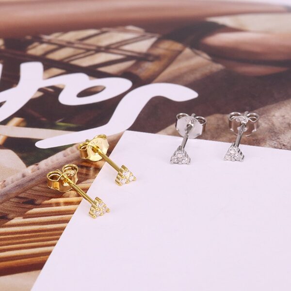 Women's Turquoise Stone Stud Earrings - Image 7