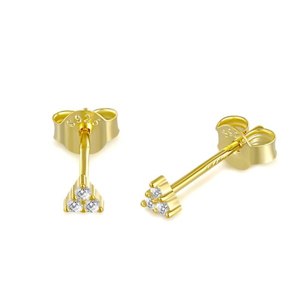 Women's Turquoise Stone Stud Earrings - Image 5