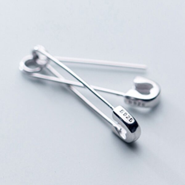 Pin Shaped Stud Earrings - Image 5