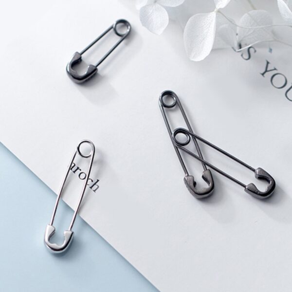 Pin Shaped Stud Earrings - Image 6