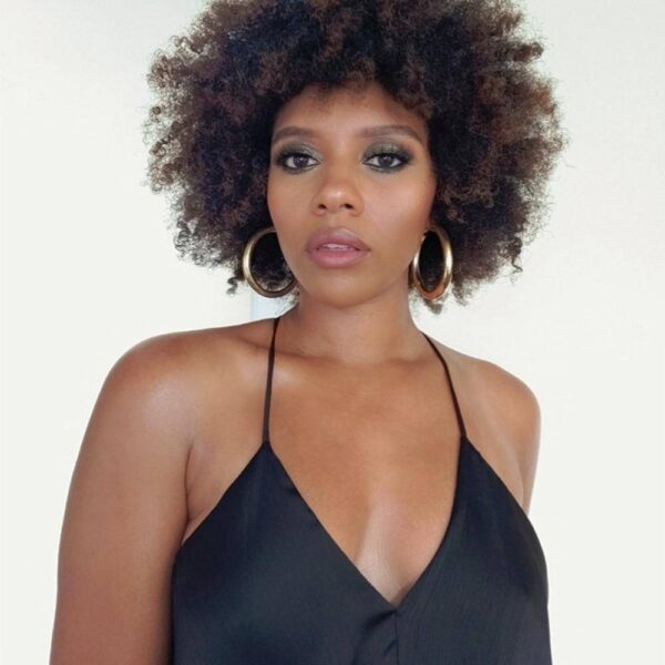Women's Wide Hoop Earrings - Image 3