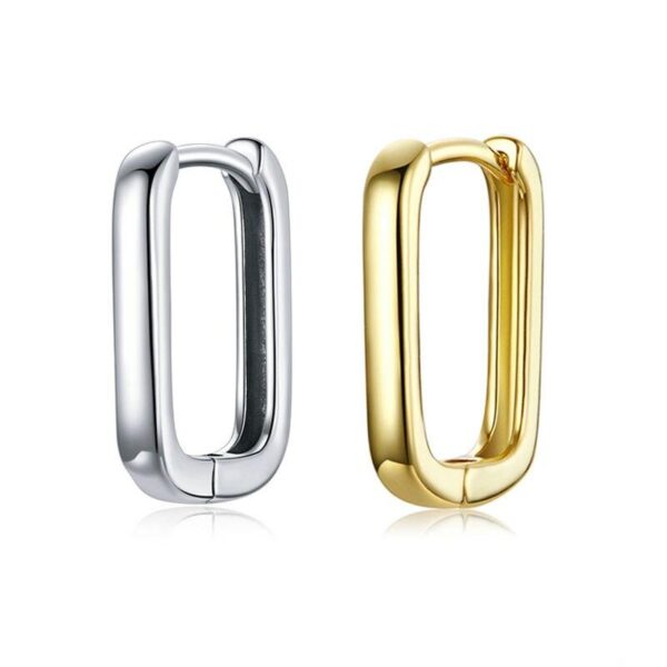 Women's Square Buckle Earrings