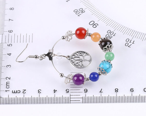 Bohemian Tree of Life Women's Copper Drop Earrings - Image 7