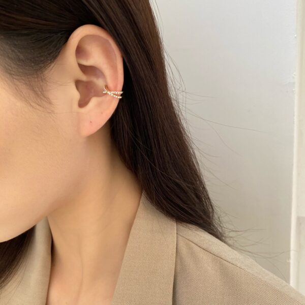 Simple Punk Chain Ear Cuff - Image 6
