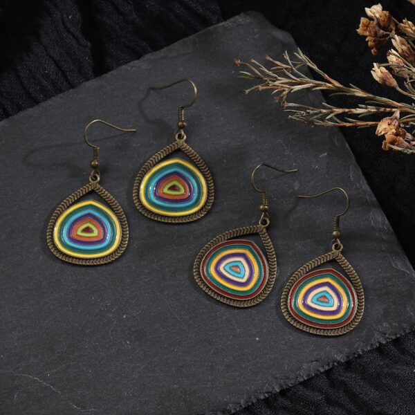 Round Dangle Earrings for Women - Image 4