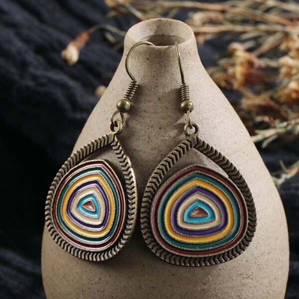 Round Dangle Earrings for Women - Image 3