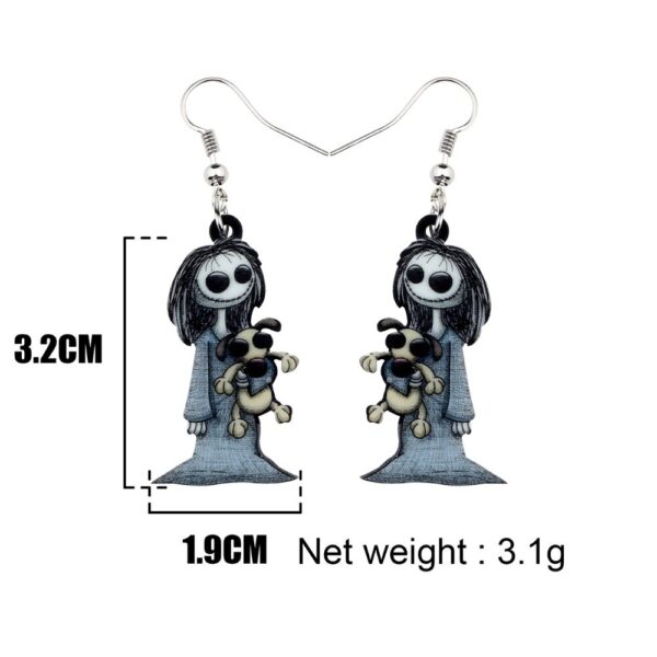 Acrylic Dark Smile Doll Toy Earrings - Image 7