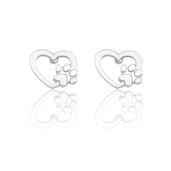 Minimalist Heart Stud Earrings