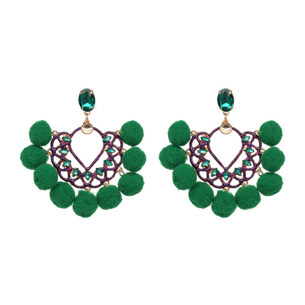Luxury Boho Style Crystal Drop Earrings - Image 3
