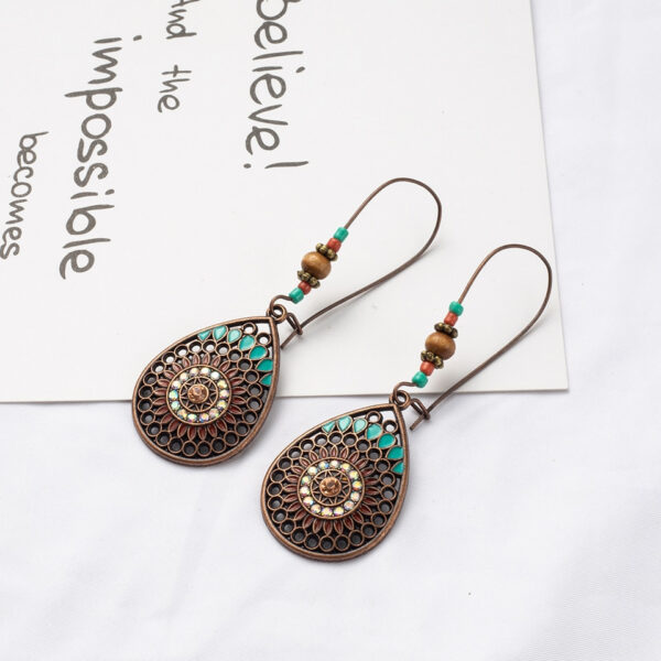 Boho Style Hollow Women's Drop Earrings - Image 4