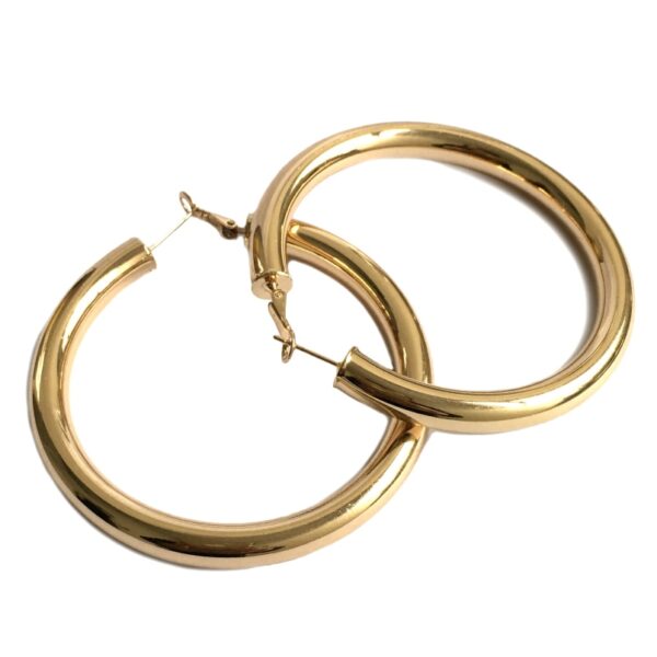 Large Ring Hoop Earrings - Image 4