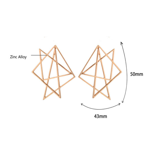 Women's Irregular Hollow Out Earrings - Image 6