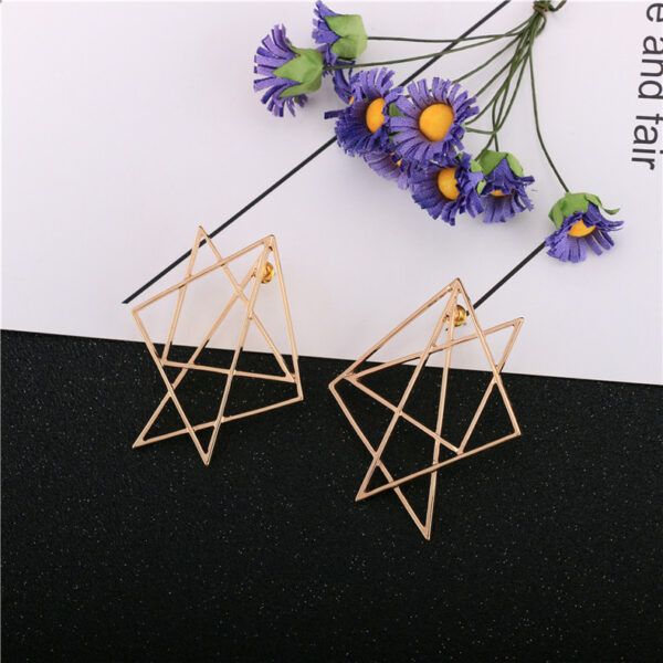 Women's Irregular Hollow Out Earrings - Image 4