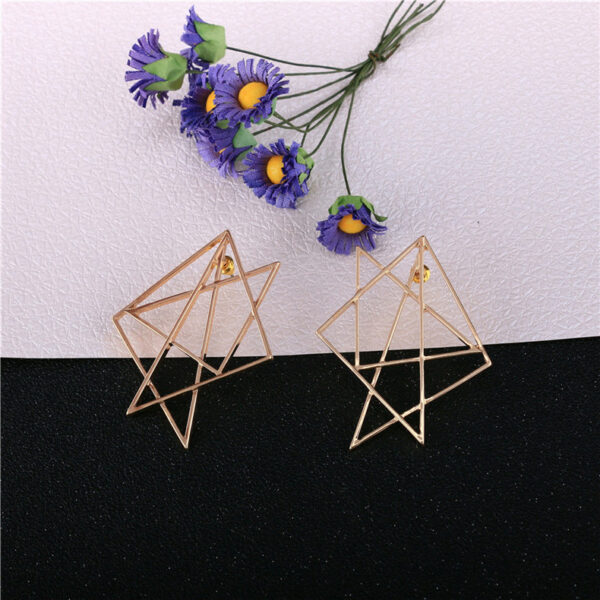 Women's Irregular Hollow Out Earrings - Image 3
