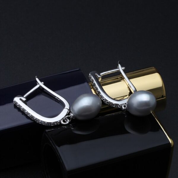 Classic Freshwater Pearl Earrings for Women - Image 4