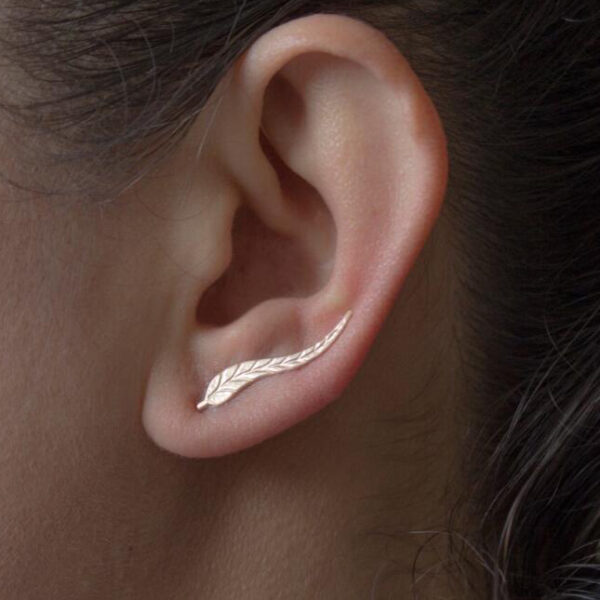 Fashion Women`s Vintage Feather Earrings - Image 3