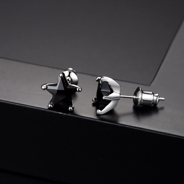 Women's Minimalistic Star Shaped Stud Earrings - Image 5