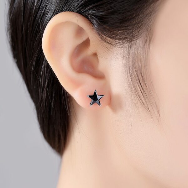 Women's Minimalistic Star Shaped Stud Earrings - Image 6