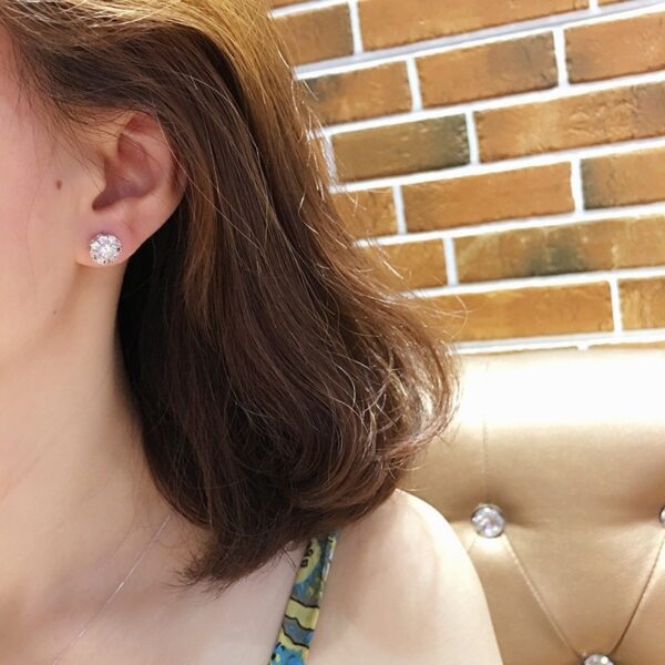 925 Silver Women's Stud Earrings - Image 5