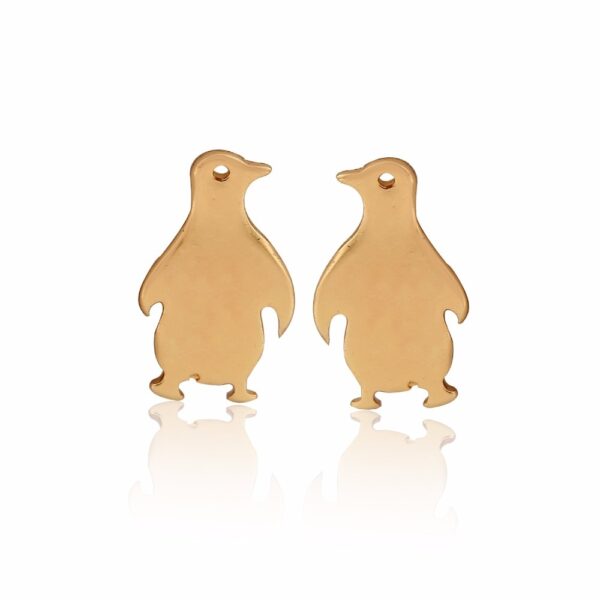 Penguin Shaped Stud Earrings - Image 4