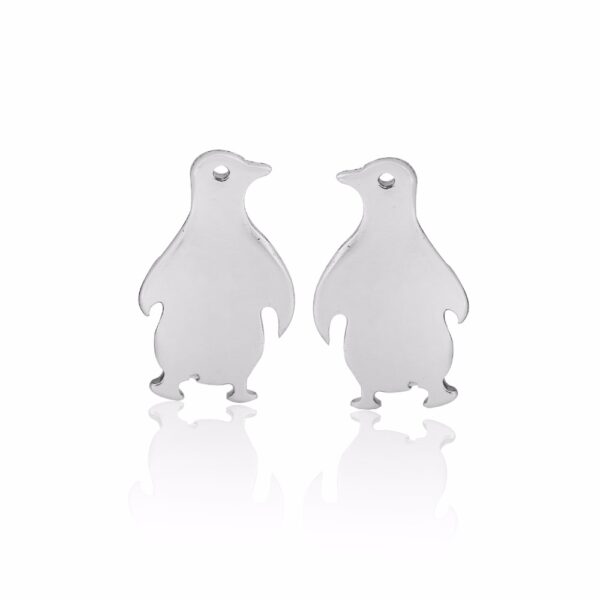 Penguin Shaped Stud Earrings - Image 6
