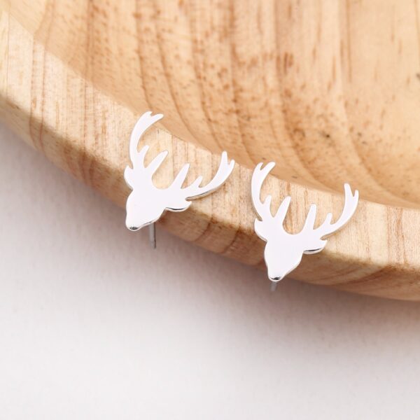 Ladies' Deer Stud Earrings - Image 7