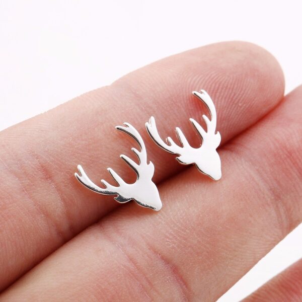 Ladies' Deer Stud Earrings