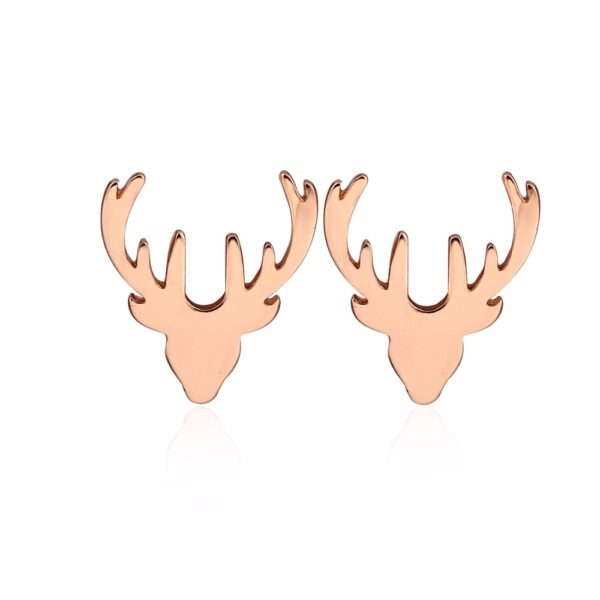 Ladies' Deer Stud Earrings - Image 5