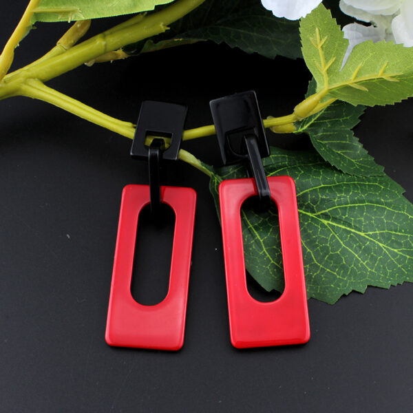 Stylish Geometrically Shaped Drop Earrings - Image 6