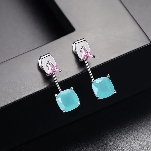 Fashion Geometric Crystal Stud Earrings for Women - Image 6