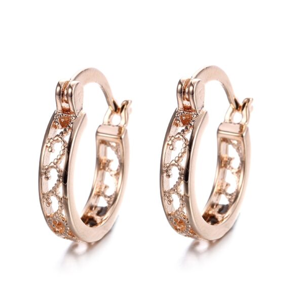 Small Gold Hoop Earrings for Women - Image 6