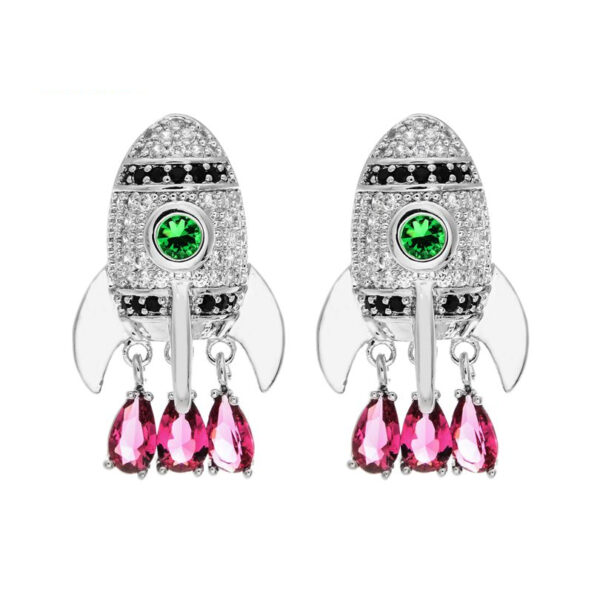 Rocket Women's Stud Earrings - Image 2