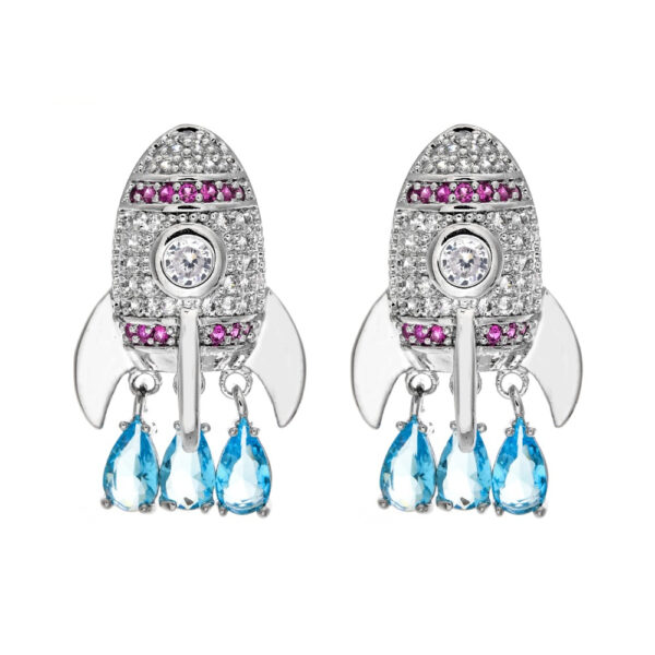 Rocket Women's Stud Earrings - Image 3
