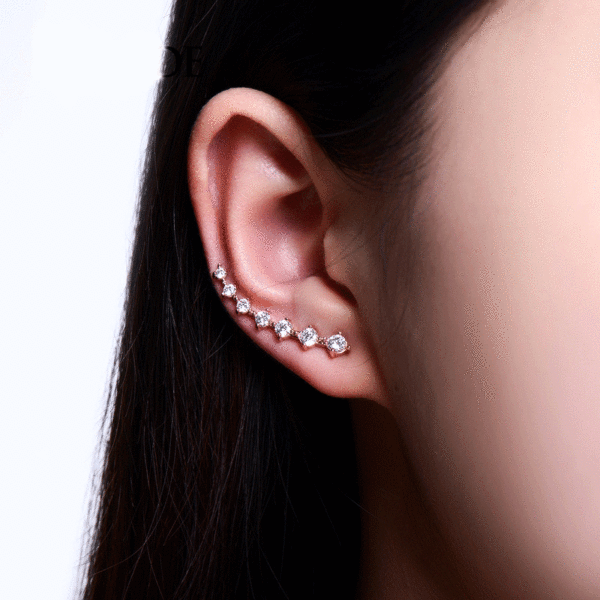 Women's Long Hook Earrings - Image 3