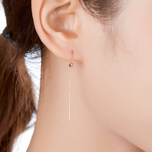925 Silver Drop Earrings for Women - Image 7