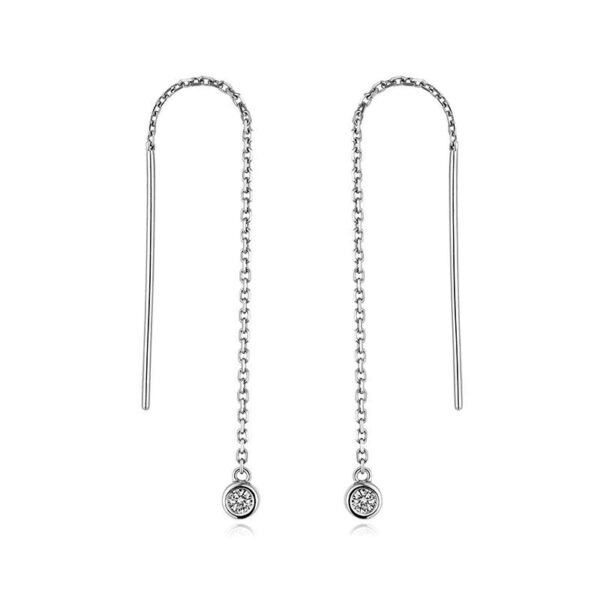 925 Silver Drop Earrings for Women - Image 2
