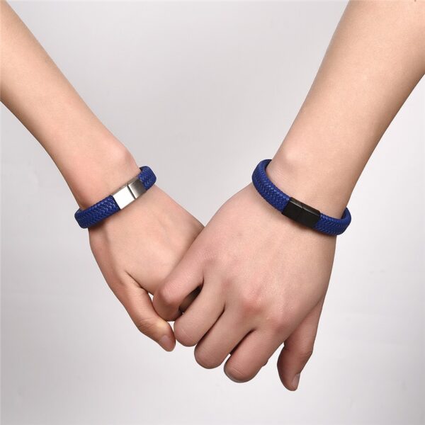 Men's Simple Leather Bracelet - Image 8