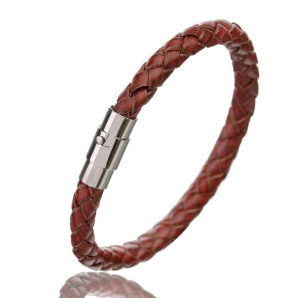 Braided Wristband for Men with Magnetic Clasp - Image 4