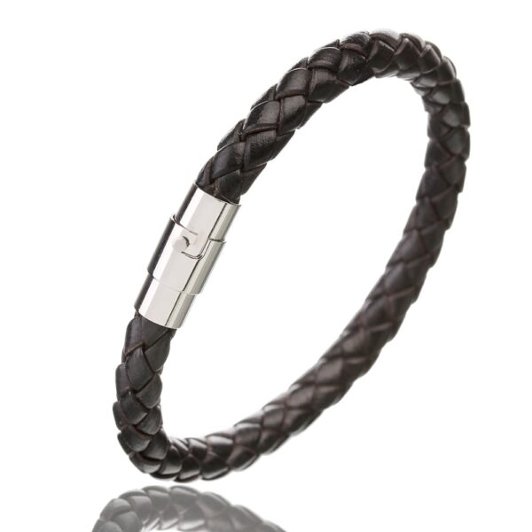 Braided Wristband for Men with Magnetic Clasp