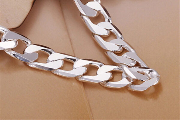 Men's Classic Silver Plated Bracelets - Image 5