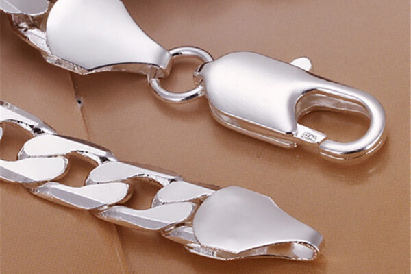 Men's Classic Silver Plated Bracelets - Image 3