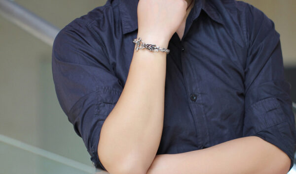 Rock Men's Stainless Steel Bracelet with Dragon - Image 6