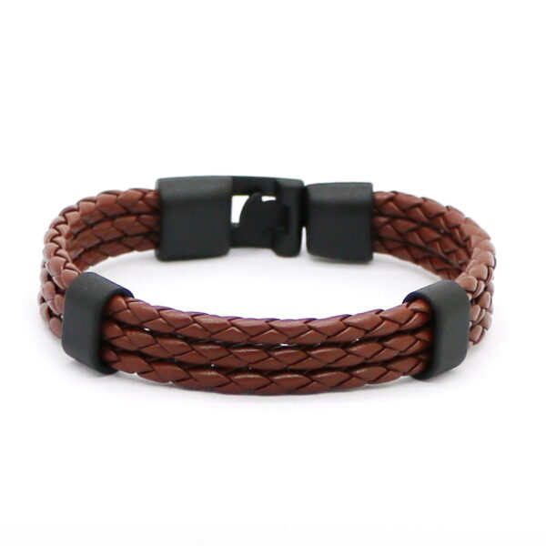 Fashion Casual Leather Men's Bracelet - Image 5