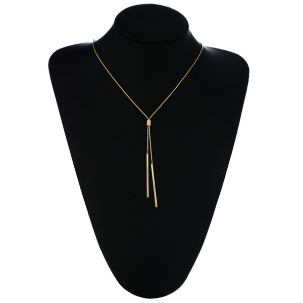 Double Bar Sautoir Necklace - Image 3
