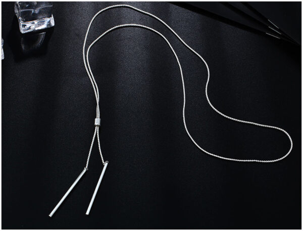 Double Bar Sautoir Necklace - Image 6