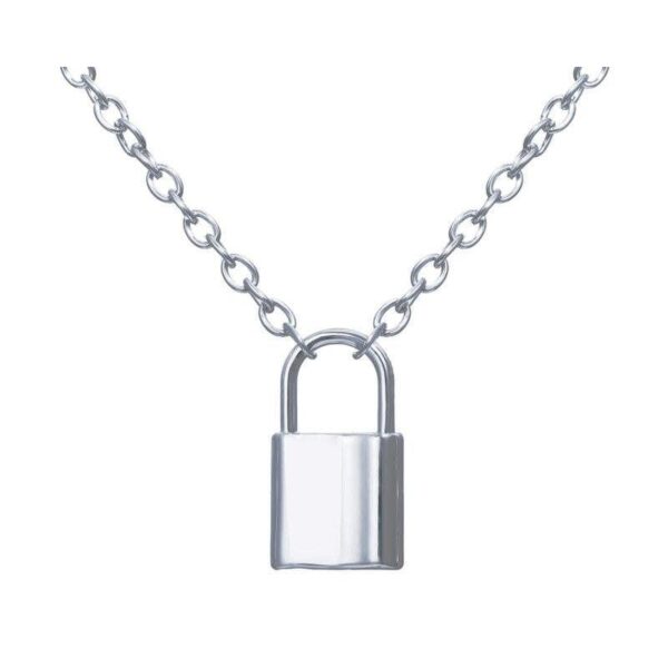 Women's Chain with Lock Pendant