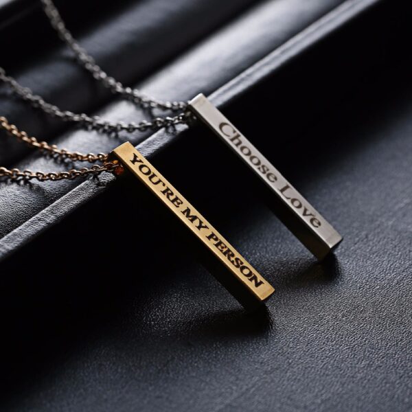 Personally Engraved Pendant for Women and Men - Image 4
