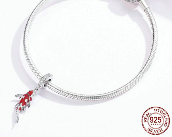 Women's 925 Sterling Silver Fish Shaped Pendant - Image 5